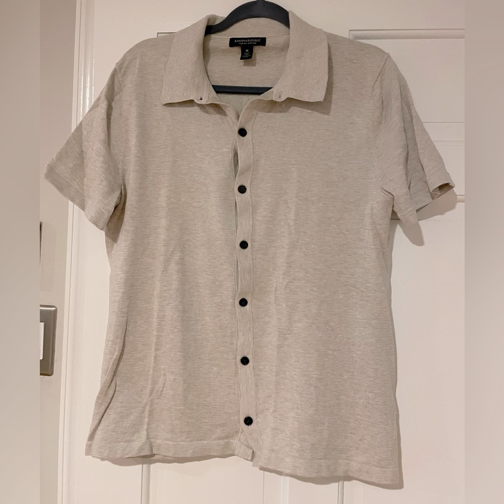 LIKE NEW - Banana Republic cotton sweater shirt - M
